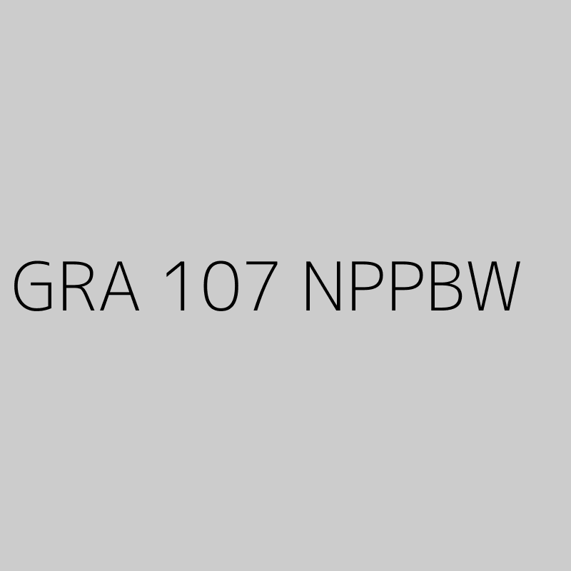 GRA 107 NPPBW 